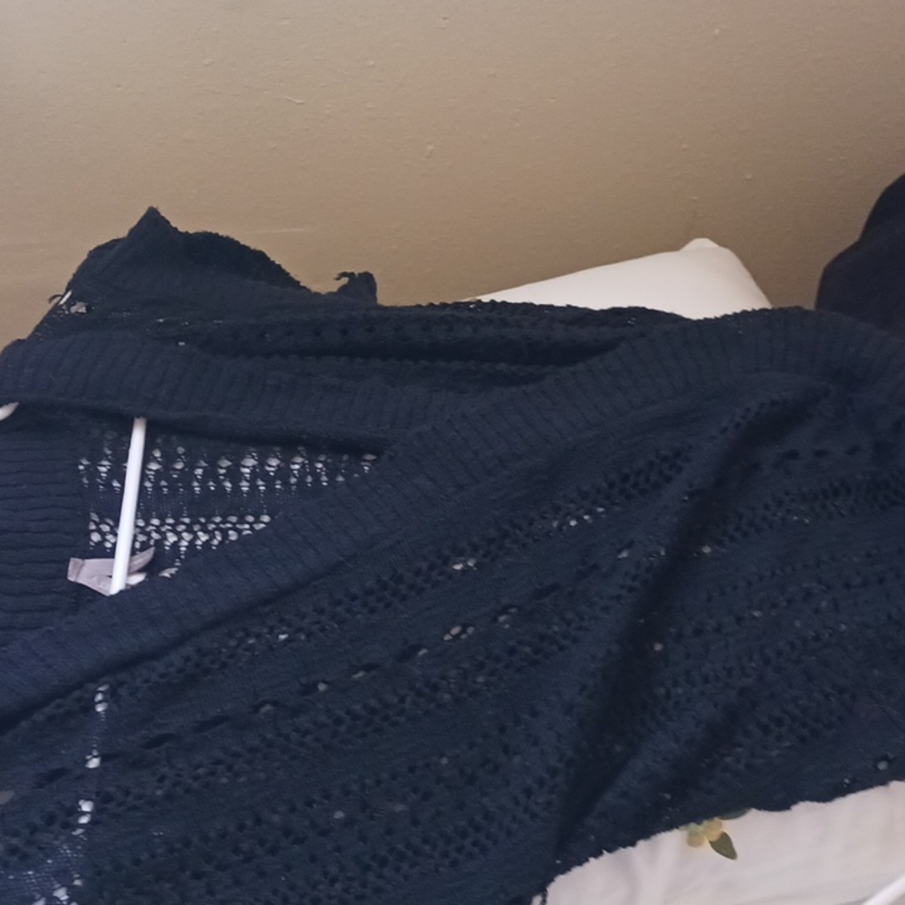 See-through cardigan